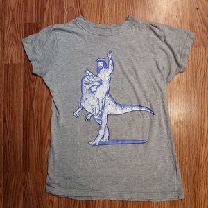 Jesus on a Dino T-shirt